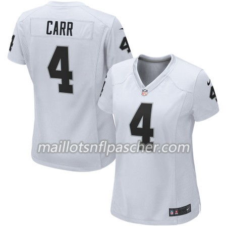 Maillot Oakland Raiders Derek Carr 4 Nike Blanc - Femme